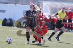 2. Frauen-Bundesliga Süd - Saison 2020/2021 - FC Ingolstadt 04 - FC Würzburger Kickers - Thöle Amelie rot FCI - Robertsson Jenaya schwarz Würzburg - Foto: Meyer Jürgen