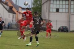 Bayernliga Süd - Saison 2022/2023 - FC Ingolstadt 04 - FC Memmingen - Renato Domislic (Nr.17 - FCI II) - Jakob Gräser schwarz Memmingen - Foto: Meyer Jürgen