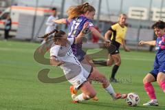 2. Bundesliga Frauen - Saison 2025/26 - FC Ingolstadt 04 Frauen - FSV Mainz - Leonie Hein (Nr.17 - FC Ingolstadt Frauen I) - Pageler Maja blau Mainz - Foto: Meyer Jürgen