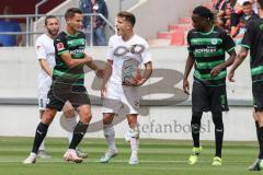 2.BL; FC Ingolstadt 04 - SpVgg Greuther Fürth; Testspiel; Streit, Dennis Eckert Ayensa (7, FCI) Seguin Paul (33 Fürth) Rico Preisinger (6, FCI)