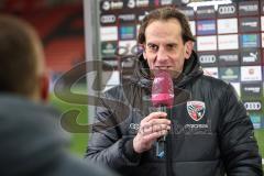 3. Liga; FC Ingolstadt 04 - Erzgebirge Aue; Niederlage nach dem Spiel Interview Cheftrainer Rüdiger Rehm (FCI)