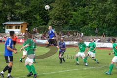 Sparkassenpokal - DJK Ingolstadt - FC Gerolfing - Florian Dormeier DJK Ingolstadt beim Kopfball - Foto: Jürgen Meyer