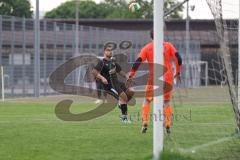 Bezirksliga - Saison 2024/25- TSV Gaimersheim - FC Gerolfing - Denis Janjic (Nr.31 - TSV Gaimersheim) - Torwart Michael Oblinger (Nr.1 - FC Gerolfing) - Foto: Meyer Jürgen