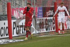 3. Liga - Saison 2025/26 - FC Ingolstadt 04 - VFB Stuttgard II - Julian Kügel (Nr.29 - FCI) mit einer vergebenen torchance -  - Foto: Meyer Jürgen
