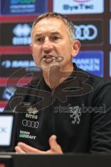 3. Liga; FC Ingolstadt 04 - MSV Duisburg; Pressekonferenz Interview Cheftrainer Achim Beierlorzer (FCI)