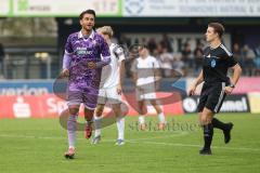 Toto-Pokal; SV Wacker Burghausen - FC Ingolstadt 04; Fredrik Carlsen (8, FCI) Schuß Tor Jubel Treffer 1:0 in der ersten Minute