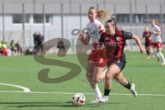 2. Bundesliga Frauen - Saison 2024/25 - FC Ingolstadt 04 Frauen - SC Freiburg II - Pija Reininger (Nr.21 - FCI Frauen) - Maas Mia-Lena weiss Freiburg - Foto: Meyer Jürgen