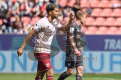 3. Liga; FC Ingolstadt 04 - VfL Osnabrück; Abseitstor Yann Sturm (7, FCI) ärgert sich
