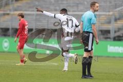 3. Liga; TSV Havelse - FC Ingolstadt 04; Tor Jubel Treffer Ausgleich 1:1 Obed Ugondu (17, FCI)