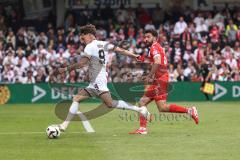 3. Liga; Energie Cottbus - FC Ingolstadt 04; Torchance verpasst Tim Heike (9, FCI) Pelivan Dominik (5 EC)