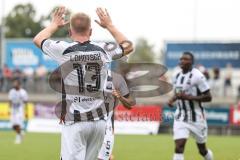 Toto Pokal; FC Memmingen - FC Ingolstadt 04, 2. Runde; Tor Jubel Treffer Lars Lokotsch (13, FCI)