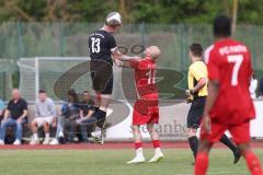 Bezirksliga - Saison 2025/26 - FC Fatih Ingolstadt - TSV Rohrbach - Thomas Schwarzmeier schwarz Rohrbach - Deniz Aydin rot Fatih - XXXXX - Foto: Meyer Jürgen