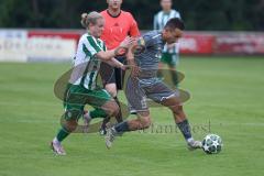 Landesliga - Saison 2025/26 - SV Manching - TSV Jetzendorf - Nico Daffner (Nr.14 - SV Manching) - Stefan Stöckl grau Jetzendorf - Foto: Meyer Jürgen