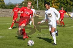 Bayernliga Süd - Saison 2021/2022 - FC Ingolstadt 04 II - TSV 1865 Dachau - Herm Tim (#16 FCI) - Nickoy Ricter weiss Dachau - Foto: Meyer Jürgen