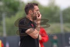 Freundschaftsspiel - Saison 2024/25 - FC Ingolstadt 04 II - TSV Rain/Lech  - Cheftrainer Patrick Schönfeld (FCI U21) - XXXXX - Foto: Meyer Jürgen