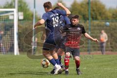 Kreisklasse - Saison 2022/2023 - TSV Etting - SV Stammham - Tobias Wagner rot Stammham - Felix Festner #18 Etting - Foto: Meyer Jürgen