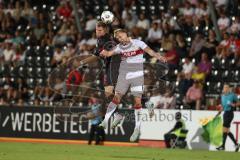 3. Liga - Saison 2025/26 - VFB Stuttgart II - FC Ingolstadt 04  - Simon Lorenz (Nr.32 - FC Ingolstadt 04) - Samuele di Benedetto (Nr.8 - VFB Stuttgart II) - Foto: Meyer Jürgen