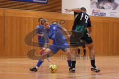 Hallenturnier Gaimersheim - Saison 2025/26 - TSV Gaimersheim - SV Hundszell - Elias Weixler blau Hundszell  - Nicolae Nechita schwarz Gaimersheim - Foto: Meyer Jürgen