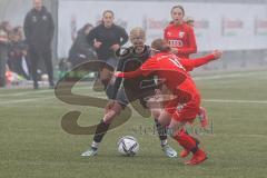 Frauen - Bayernliga - U17 - B-Junioren -  FC Ingolstadt 04 II - FC Forstern - Müller Luisa schwarz Forstern - Lilli Gehl rot FCI - Foto: Meyer Jürgen