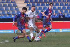 3. Liga - KFC Uerdingen 05 - FC Ingolstadt 04 - Fatih Kaya (9, FCI) Gnaase Dave (26 KFC)