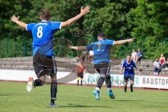 Sparkassenpokal - DJK Ingolstadt - FC Gerolfing Der 1:0 Führungstreffer durch #7 Furkan Eroglu DJK Ingolstadt - jubel -  Foto: Jürgen Meyer