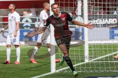 2.BL; FC Ingolstadt 04 - 1. FC Heidenheim; Tor Jubel 1:0 Filip Bilbija (35, FCI)