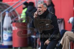 3. Liga; FC Ingolstadt 04 - TSV 1860 München; Cheftrainer Maurizio Jacobacci (TSV)