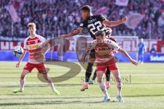3. Liga; SSV Jahn Regensburg - FC Ingolstadt 04; Marcel Costly (22, FCI) Saller Benedikt (6 Jahn) Kother Dominik (27 Jahn)