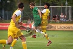 Landesliga - Saison 2026/27 - SV Manching - TSV Gersthofen - Daniel Schweiger (Nr.11 - SV Manching) - Akkurt Mert gelb Gersthofen - Foto: Meyer Jürgen