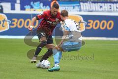 3.Liga - Saison 2022/2023 - TSV 1860 München - FC Ingolstadt 04 - Pascal Testroet (Nr.37 - FCI) - Foto: Meyer Jürgen