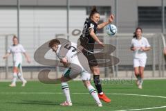 2. Bundesliga Frauen - Saison 2023/24 - FC Ingolstadt 04 Frauen - Borussia Mönchen Gladbach -  - Melike Pekel (Nr.38 - FCI) - Klensmann Paula weiss Gladbach - Foto: Meyer Jürgen