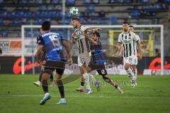 3. Liga - Saison 2026/27 - Waldhof Mannheim - FC Ingolstadt 04 - Benjamin Kanuric (Nr.37 - FCI) - Vincent Thill (Nr.12 - Waldhof Mannheim) - Foto: Meyer Jürgen