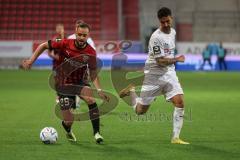 3. Liga; FC Ingolstadt 04 - FSV Zwickau; Zweikampf Kampf um den Ball David Kopacz (29, FCI) Kusic Filip (36 FSV)