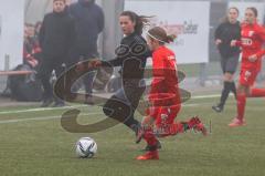 Frauen - Bayernliga - U17 - B-Junioren -  FC Ingolstadt 04 II - FC Forstern - Buttstedt Ronja schwarz Forstern - Lilli Gehl rot FCI - Foto: Meyer Jürgen