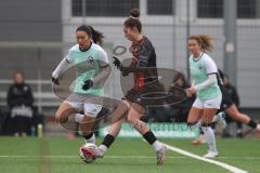 2. Bundesliga Frauen - Saison 2025/26 - FC Ingolstadt 04 Frauen - FFC Turbine Potsdam - Okuma Rana weiss Potsdam - Emma Kusch (Nr.9 - FC Ingolstadt Frauen I) - Foto: Meyer Jürgen