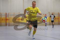 Lotto Bayern Hallencup - Saison 2024/25 - FC Hitzhofen/Oberzell - TSV Ober./Unterhaunstadt- Nico Seitz gelb Hitzhofen  - Foto: Meyer Jürgen