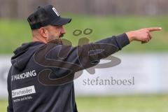 Landesliga - Saison 2024/25 - SV Manching - FC Kempten - Trainer Serkan Demir (SV Manching) - XXXXX - Foto: Meyer Jürgen