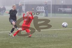 Frauen - Bayernliga - U17 - B-Junioren -  FC Ingolstadt 04 II - FC Forstern - Müller Luisa schwarz Forstern - Anna Dietrich rot FCI - Foto: Meyer Jürgen