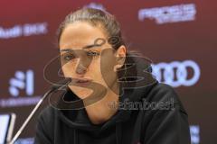 3. Liga; FC Ingolstadt 04 - Arminia Bielefeld; 0:3 Interview Pressekonferenz Cheftrainerin Sabrina Wittmann (FCI)