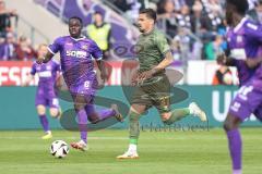 3. Liga; VfL Osnabrück - FC Ingolstadt 04; Pascal Testroet (37, FCI) Amoako Kofi (6 VFL)