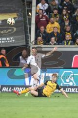 3. Liga; Dynamo Dresden - FC Ingolstadt 04; Felix Keidel (43, FCI) Kother Dominik (11 DD)