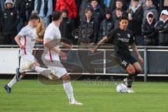 Toto-Pokal; ATSV Erlangen - FC Ingolstadt 04; Flanke Justin Butler (31, FCI)