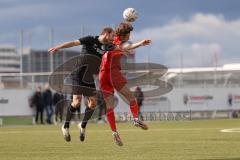 Bayernliga Nord - Saison 2023/24 - FC Ingolstadt 04 II - SC Eltersdorf- Krupa Jeroen (NR.9 - FCI) - Karmann Andre schwarz Eltersdorf - Foto: Meyer Jürgen