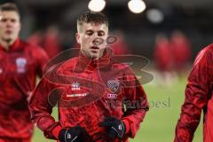 3. Liga; 1. FC Schweinfurt 05 - FC Ingolstadt 04; vor dem Spiel Gustav Christensen (24, FCI)