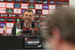 3.Liga - Saison 2022/2023 - FC Ingolstadt 04 -  - Pressekonferenz - Cheftrainer Michael Köllner (FCI)-  - Foto: Meyer Jürgen