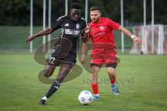 Kreisliga - Saison 2026/27- SV Zuchering - Türkisch SV Ingolstadt - Boubacarr Saho schwarz Türkisch - Ahmed Metinov Kyasimov rot Zuchering - Foto: Meyer Jürgen