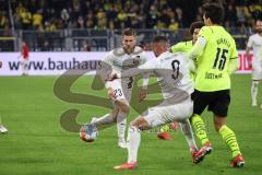 DFB Pokal; Borussia Dortmund - FC Ingolstadt 04; Denis Linsmayer (23, FCI) Fatih Kaya (9, FCI) Hummels Mats (15 BVB) Witsel Axel (28 BVB)