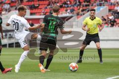 2.BL; FC Ingolstadt 04 - SpVgg Greuther Fürth; Testspiel; Hawkins Jaren (20 FCI) Christiansen Max (13 Fürth)