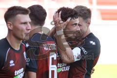 3. Liga; FC Ingolstadt 04 - Würzburger Kickers; Tor Jubel Treffer 2:1 Davide Sekulovic (33, FCI) Simon Lorenz (32, FCI)