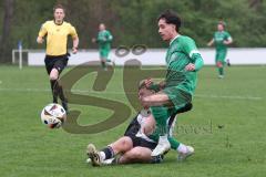 Bezirksliga - Saison 2025/26 - TSV Ober./Unterhaunstadt - FC Gerolfing - Ahmet Altay (Nr.25 - FC Gerolfing) - Fabio Udella grau Ober./Unterhaunstadt - Foto: Meyer Jürgen